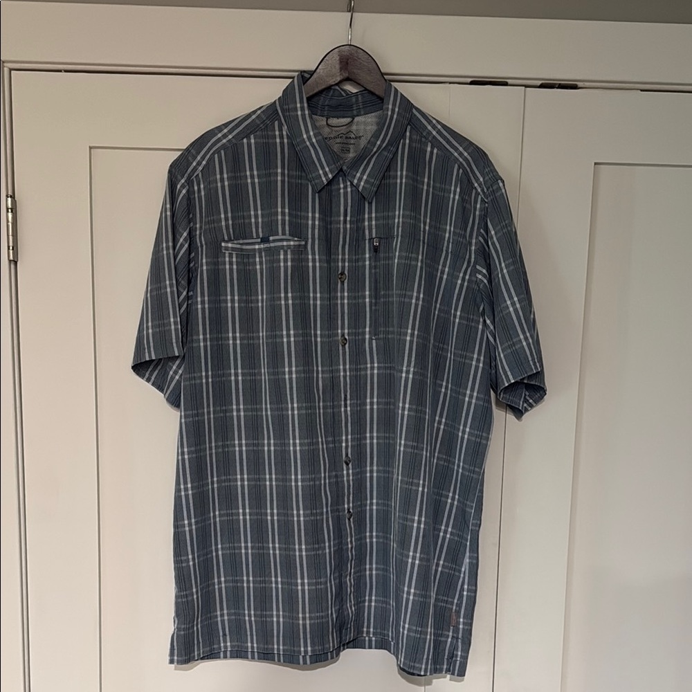Men's Eddie Bauer Blue Plaid Shirt